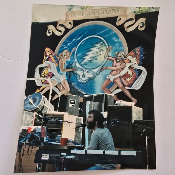 Brent Mydland Frost Amphitheatre 1988 Licensed Photo Print By Dead Images Rob Co - Picture 10 of 15